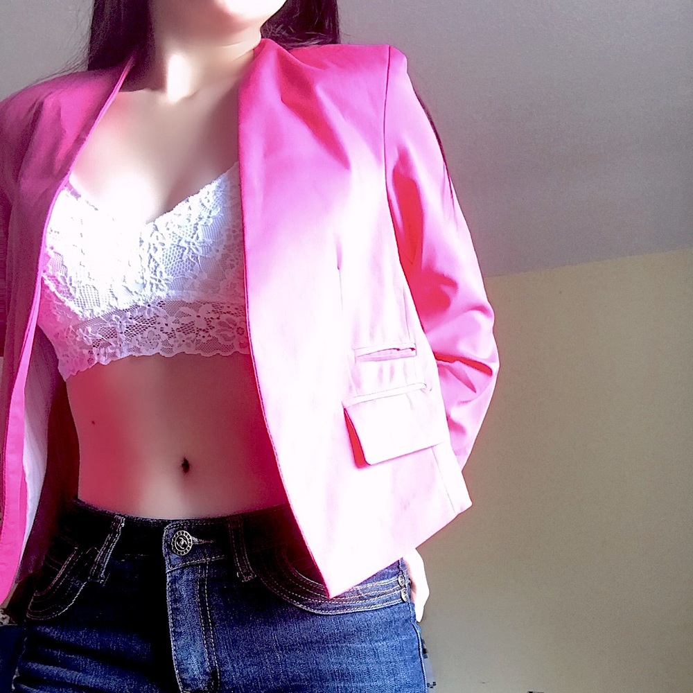 Hot Pink Blazer.